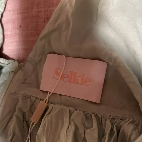 Selkie Mint Green Lace Prairie Dress in Milk Jade size XL - Picture 8 of 9